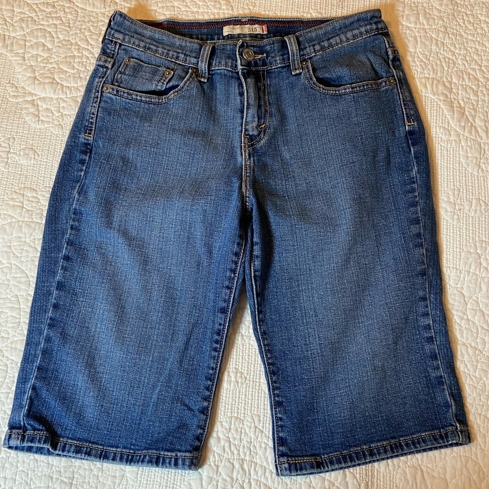 Women's Levi’s 515 Blue Denim Jean Shorts
